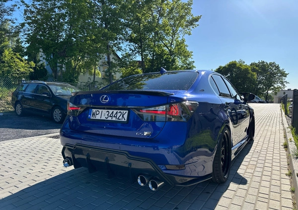 Lexus GS cena 349000 przebieg: 69000, rok produkcji 2016 z Biała małe 106